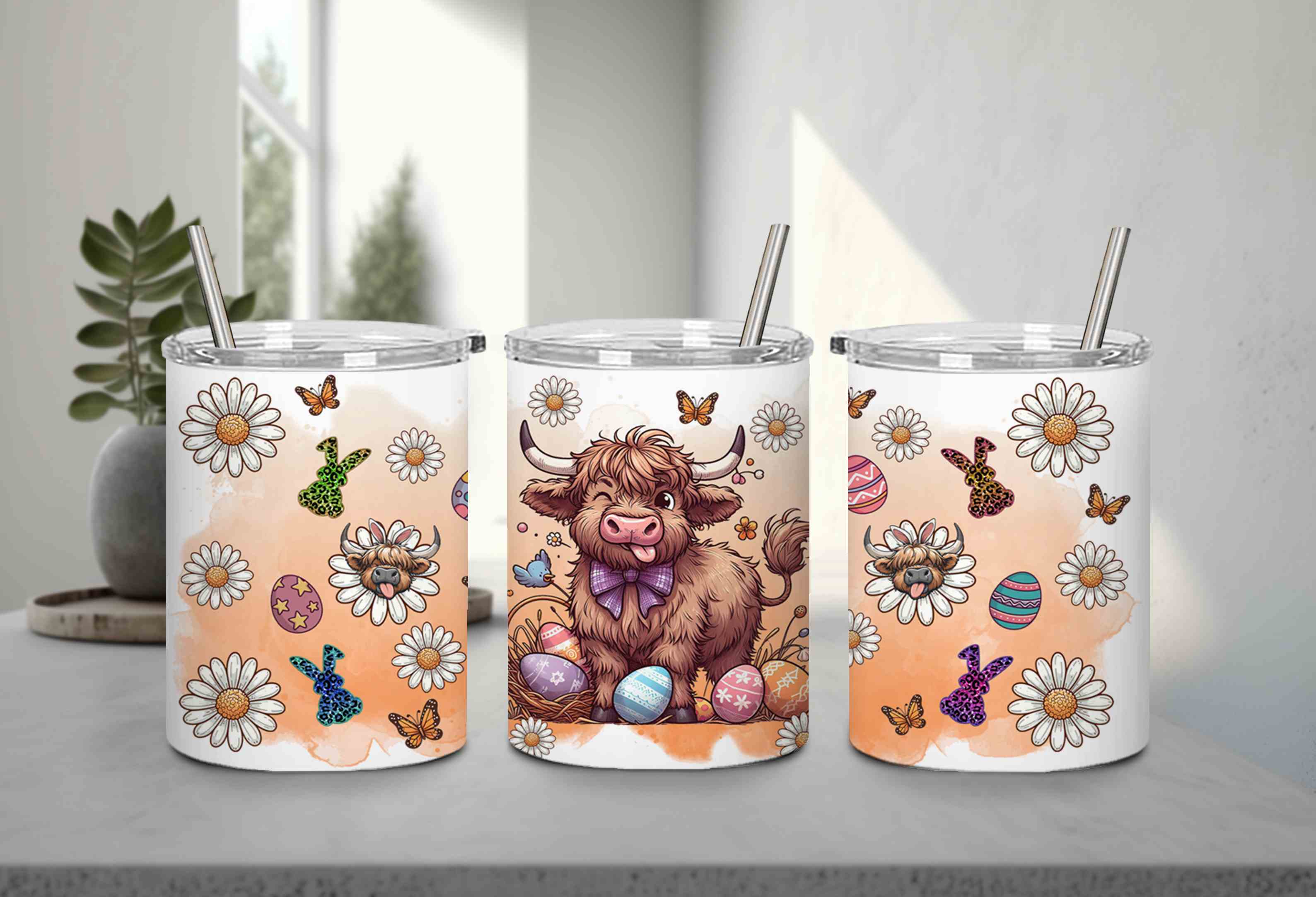 Highland Cow Easter-10379